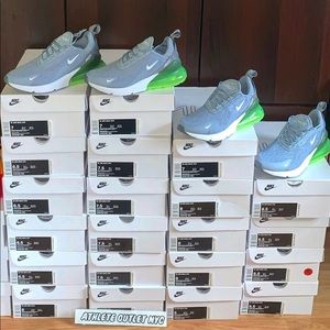 New Nike Airmax 270 Grey Lime Green Womens 6 - 8
